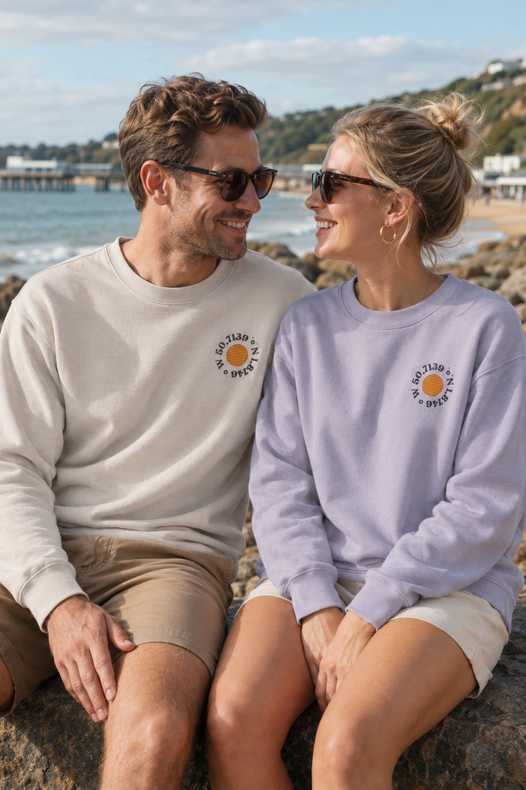 B'mth Pier Unisex Embroidered Light Sweat