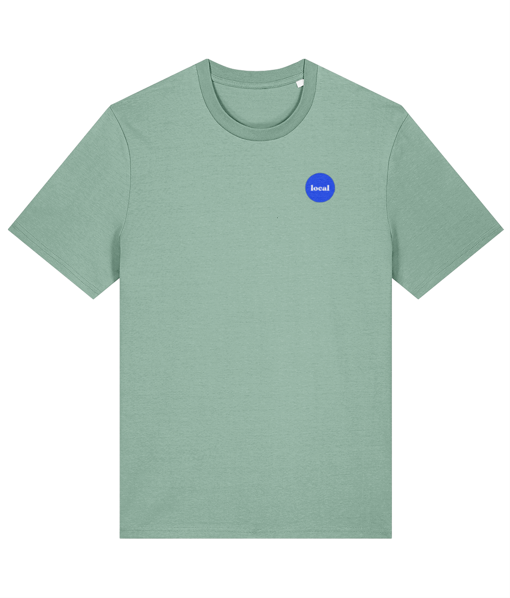 Bournemouth Pier Unisex Regular Fit T-Shirt in Aloe – front view | Local Apparel, Bournemouth
