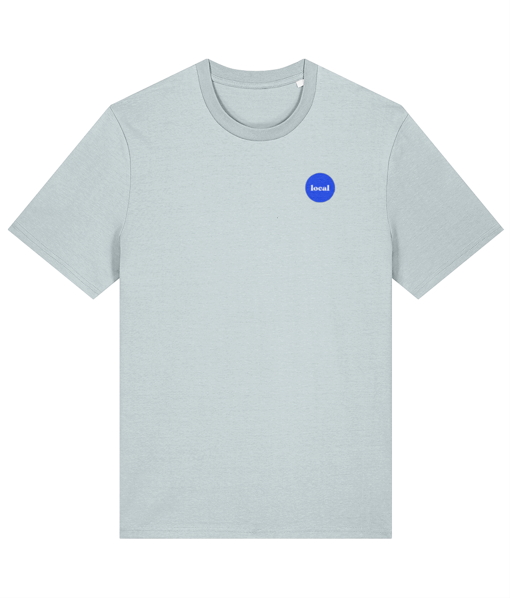 Bournemouth Pier Unisex Regular Fit T-Shirt in Blue Ice – front view | Local Apparel, Bournemouth