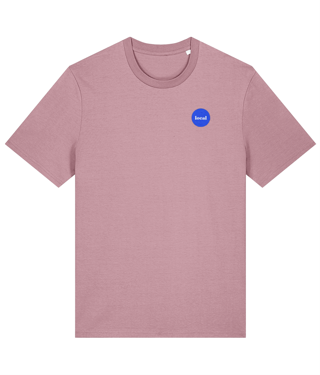 Bournemouth Pier Unisex Regular Fit T-Shirt in Lilac Dream – front view | Local Apparel, Bournemouth