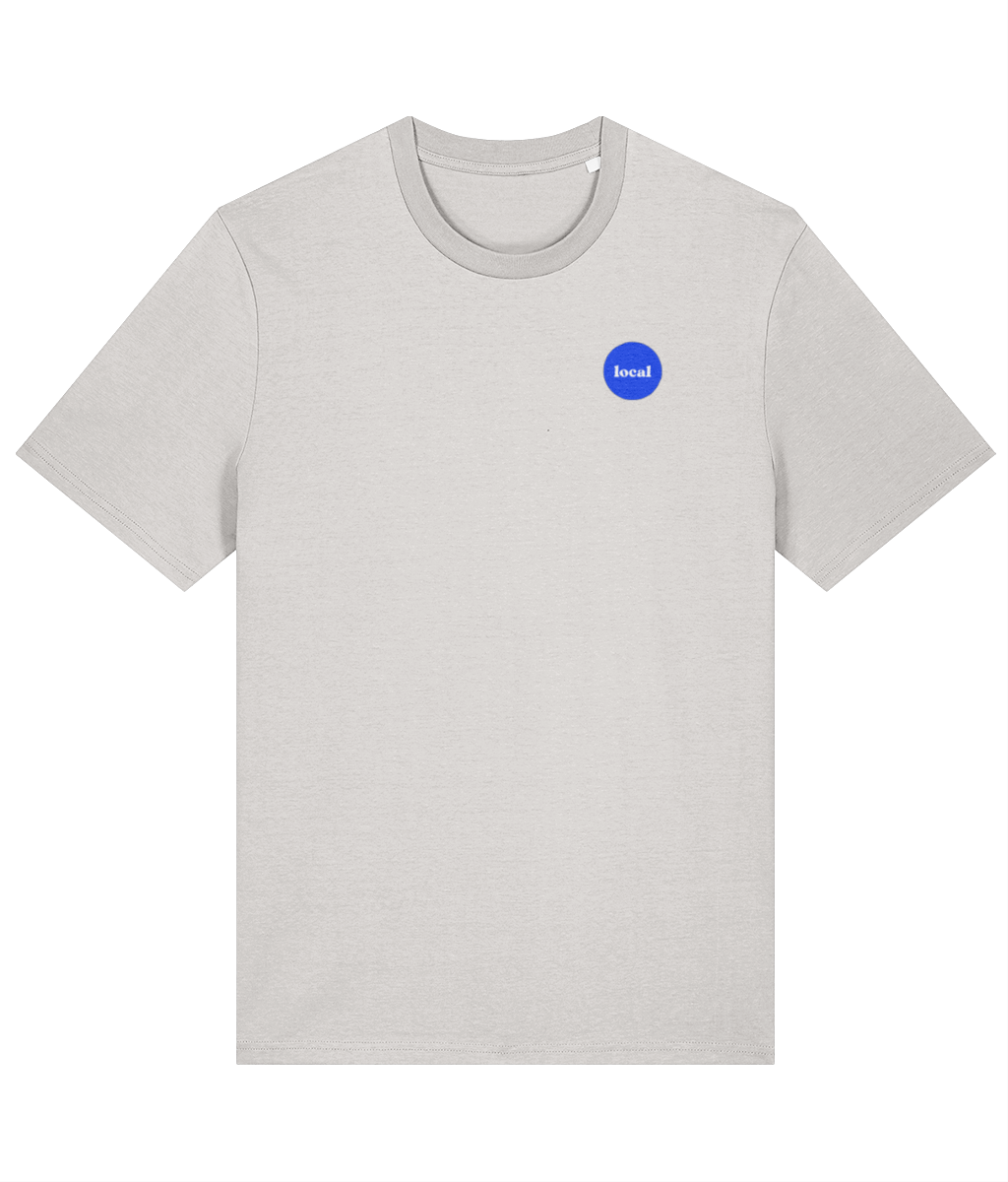 Bournemouth Pier Unisex Regular Fit T-Shirt in Off White – front view | Local Apparel, Bournemouth