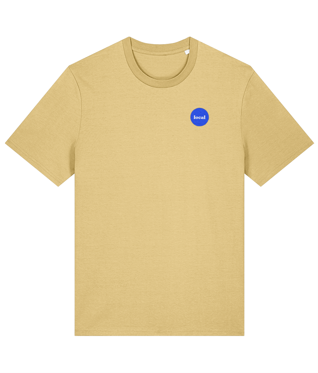 Bournemouth Pier Unisex Regular Fit T-Shirt in Viva Yellow – front view | Local Apparel, Bournemouth
