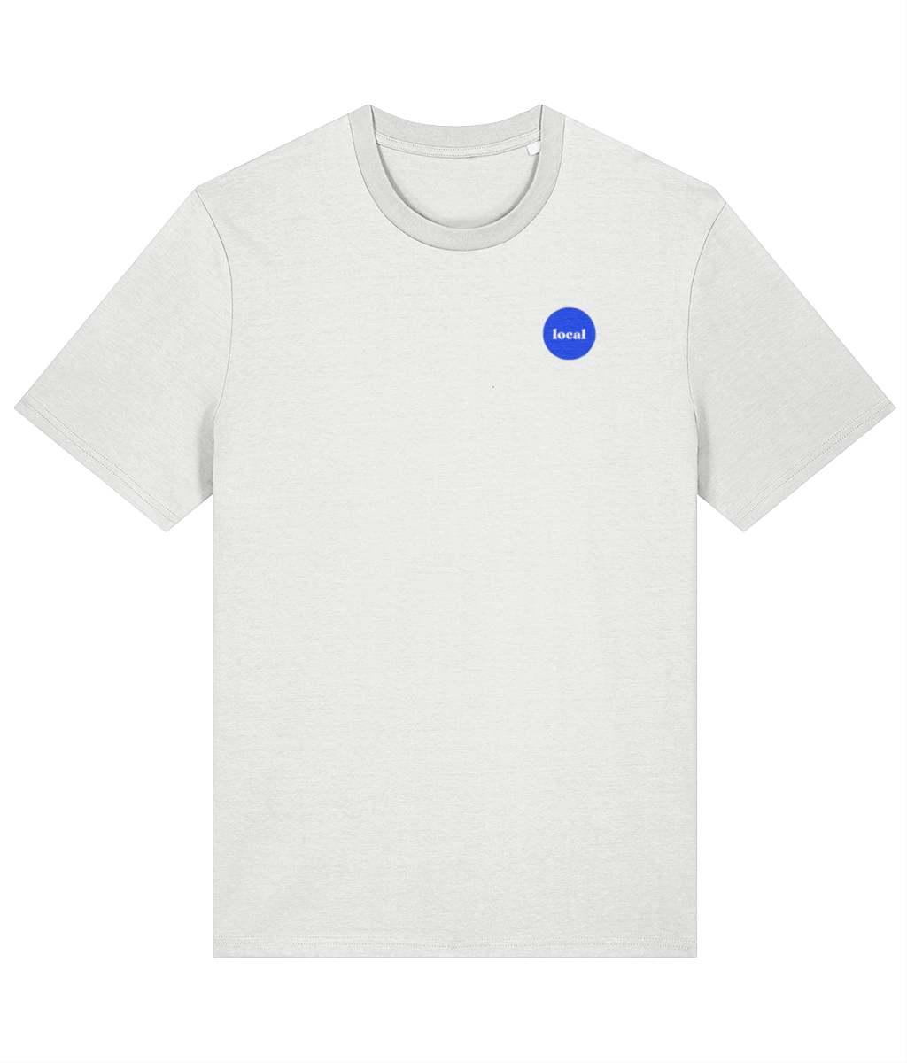 Bournemouth Pier Unisex Regular Fit T-Shirt in White – front view | Local Apparel, Bournemouth